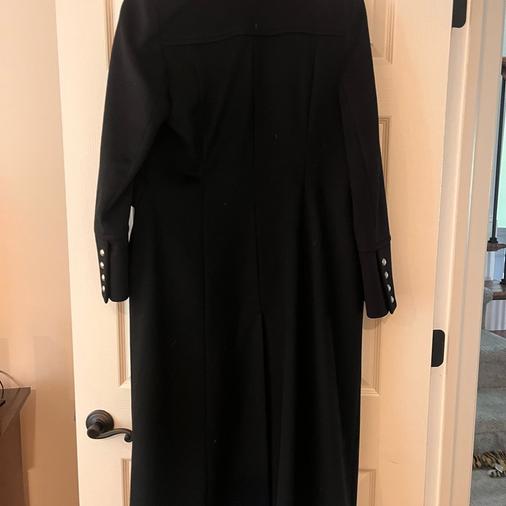 MICHAEL Michael Kors Black Coat with Silver Buttons - Picture 2 of 2